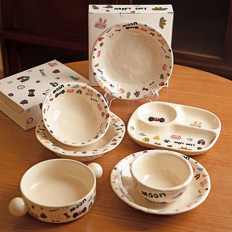 Moon Dog ceramic tableware