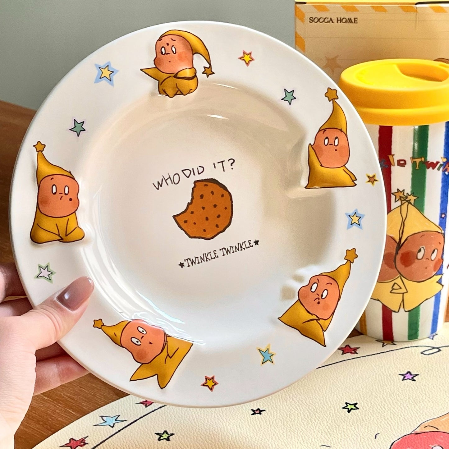 Star Man Cookie Plate