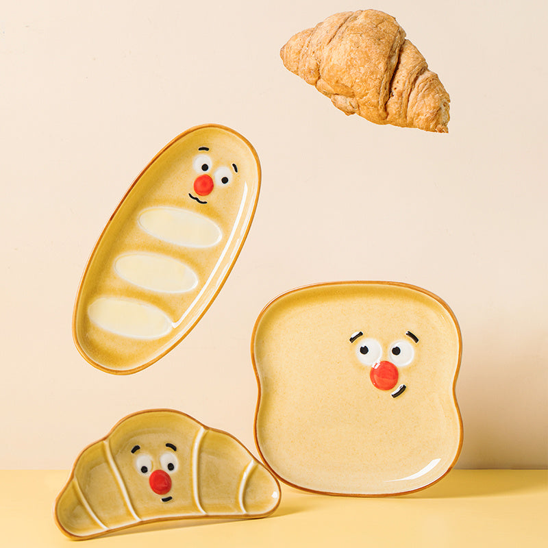 Cute bread plate