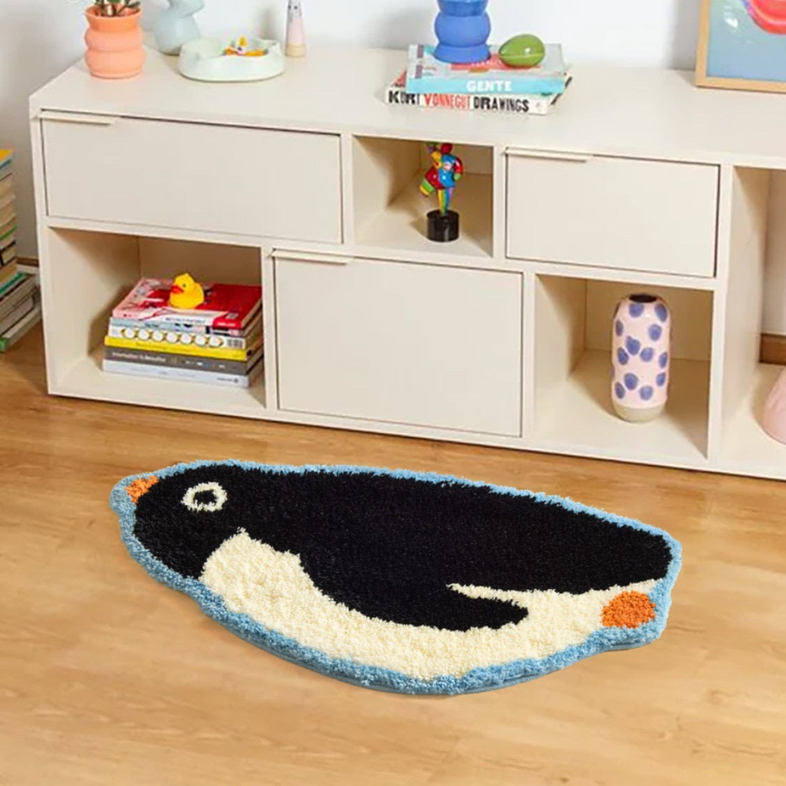 Cartoon penguin Polaris carpet