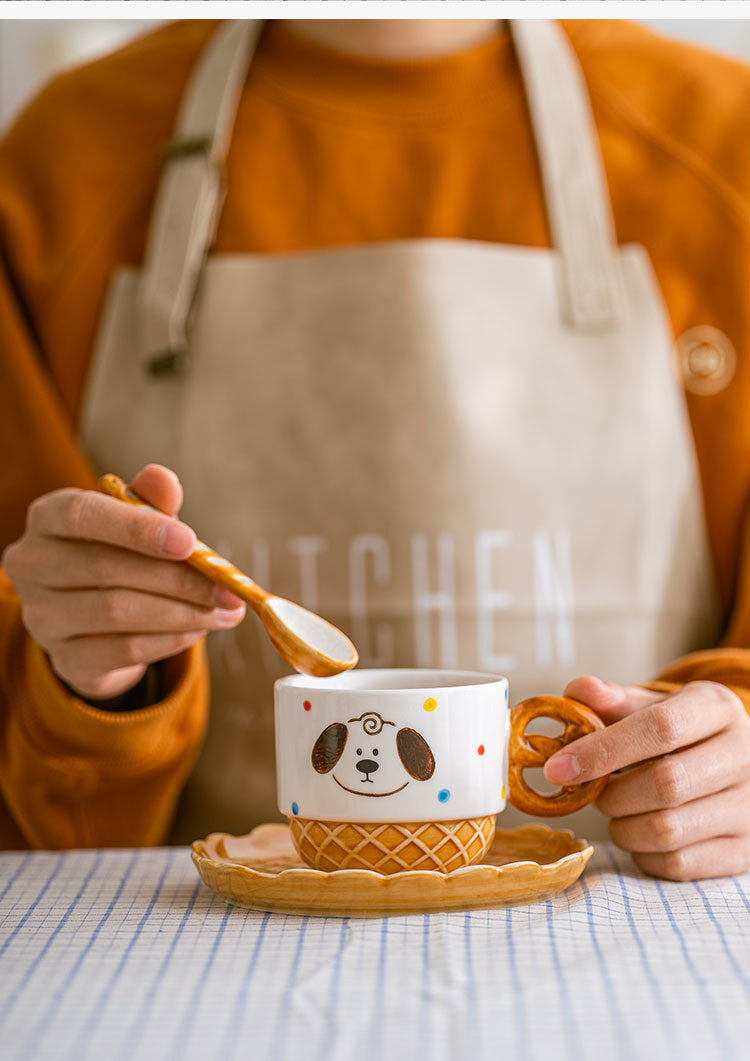 Bread Puppy ceramic tableware