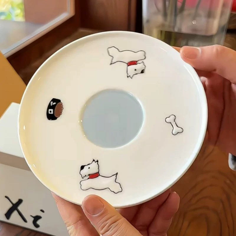 West Highland White Terrier Coffee Cup and Saucer