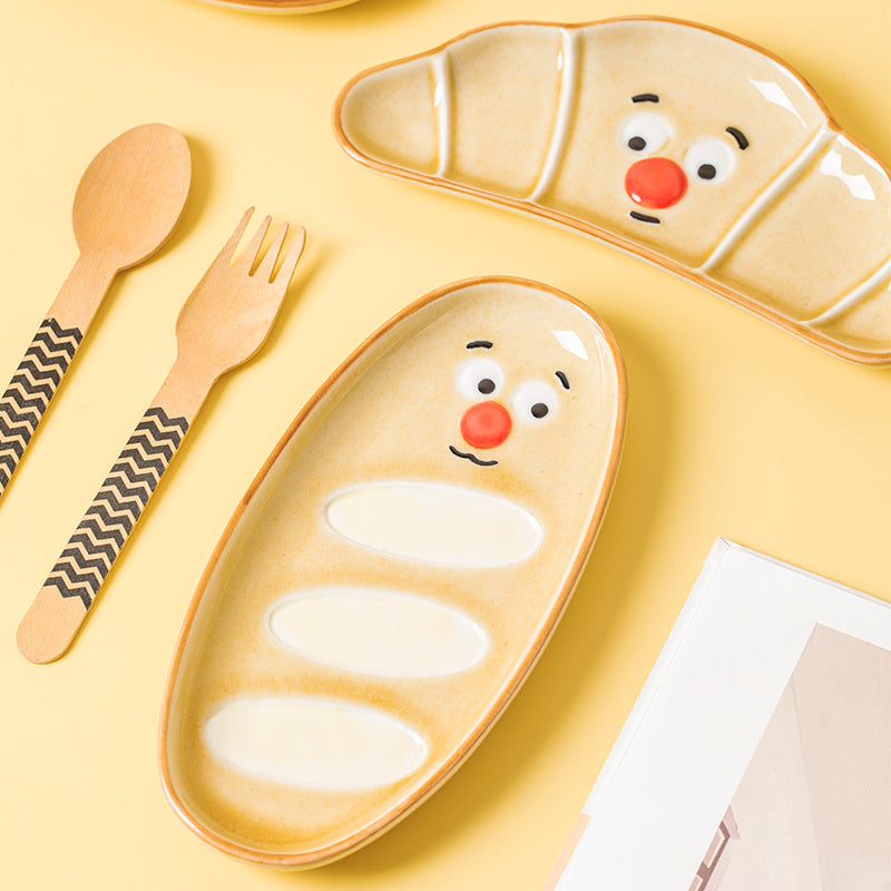Cute bread plate