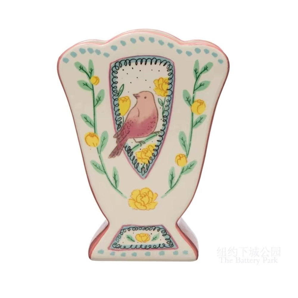 The Nightingale Song Ceramic Vase