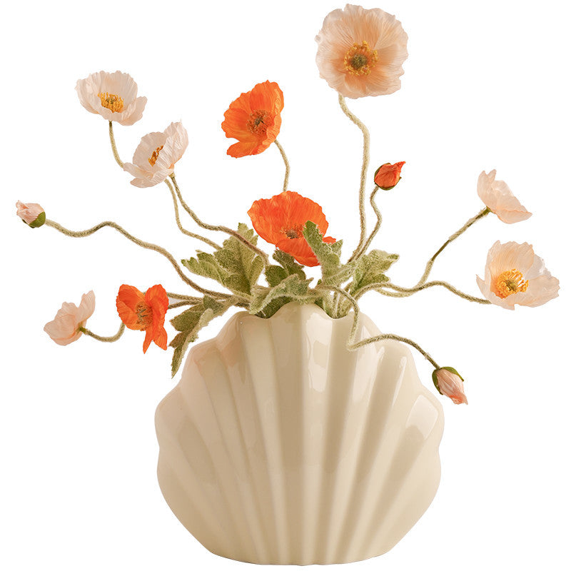 Shell Ceramic Vase