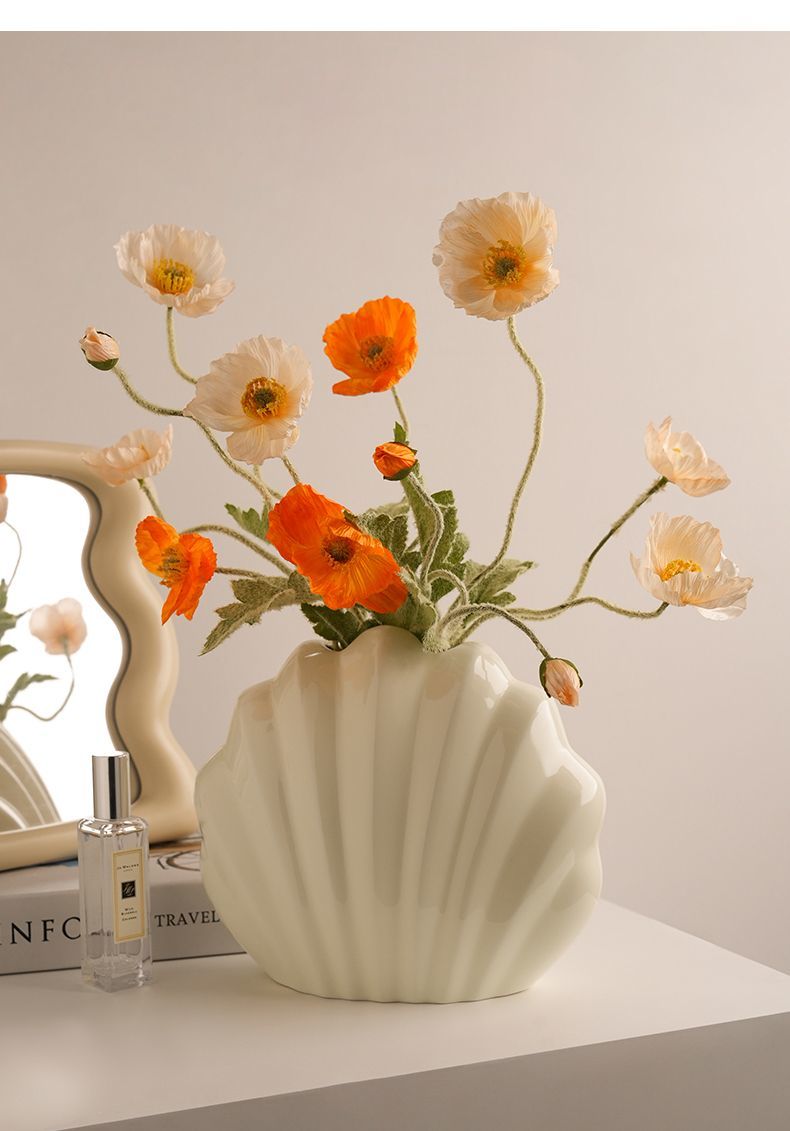 Shell Ceramic Vase