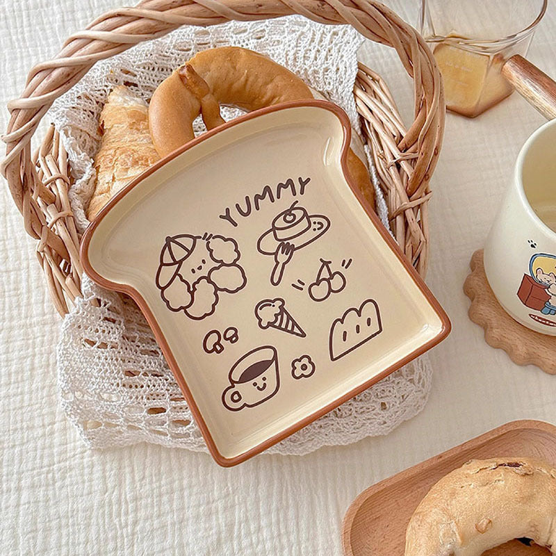 Toast breakfast plate