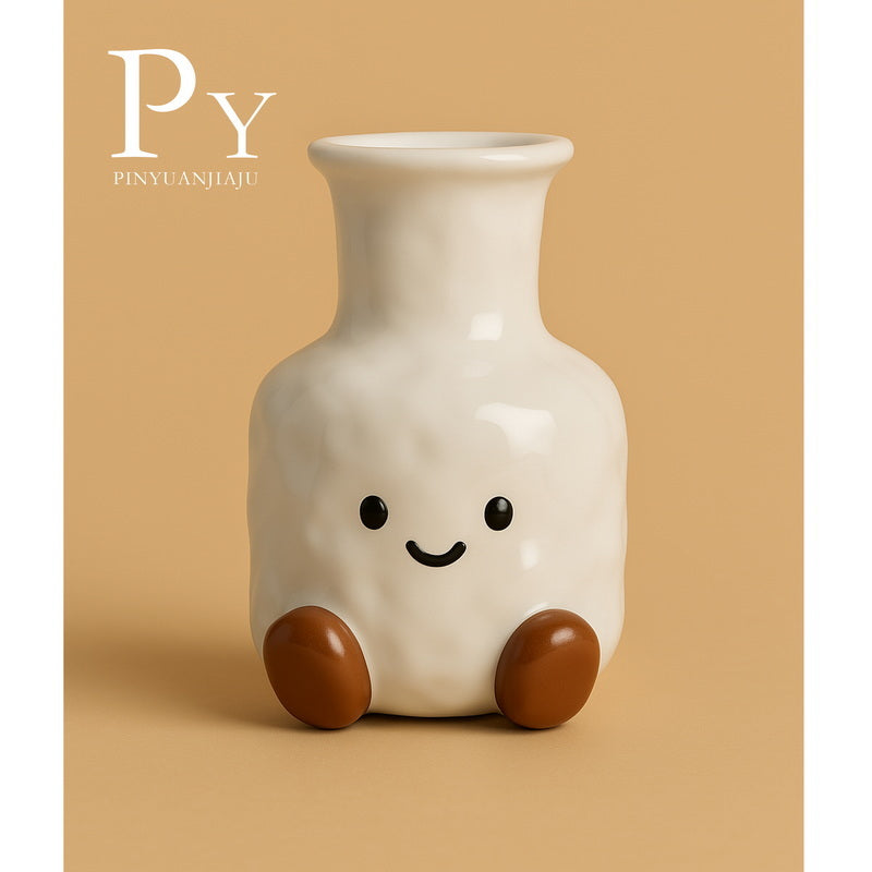 Cute Smiley Face Vase