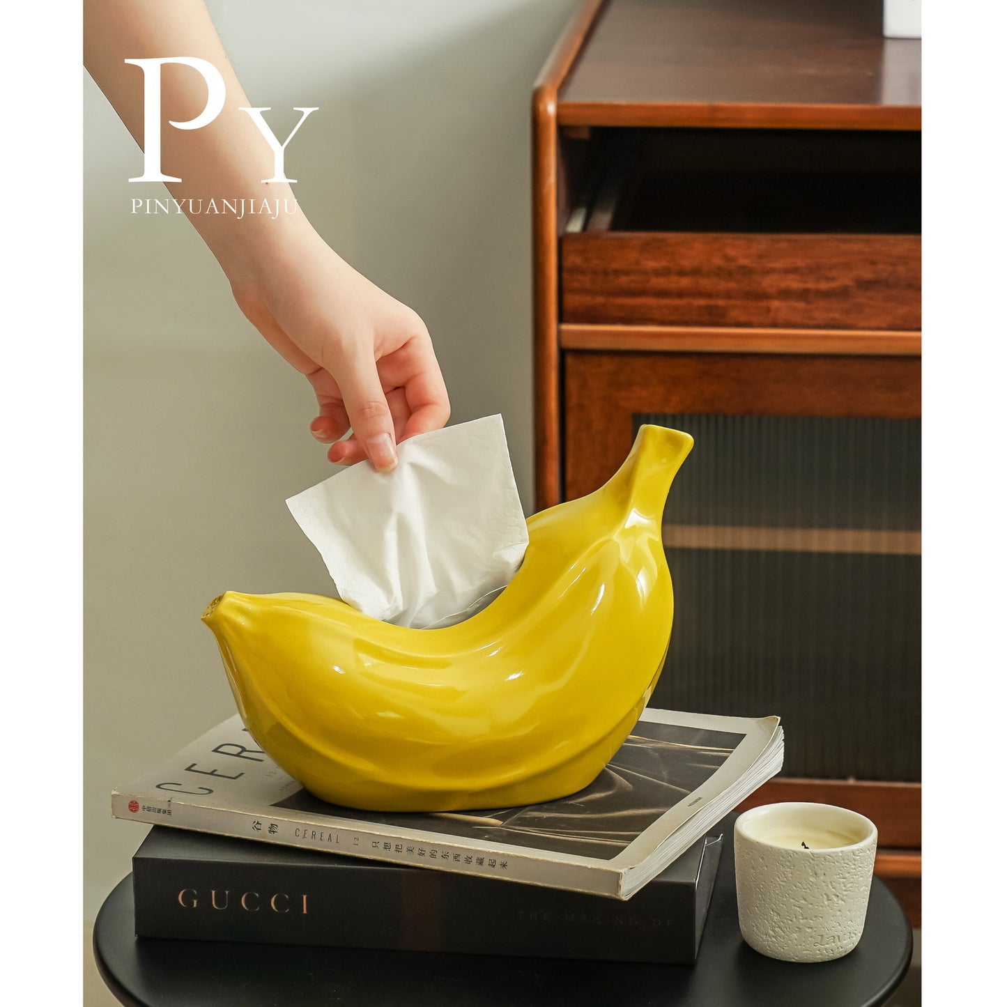 Creative Banana Tissue Box