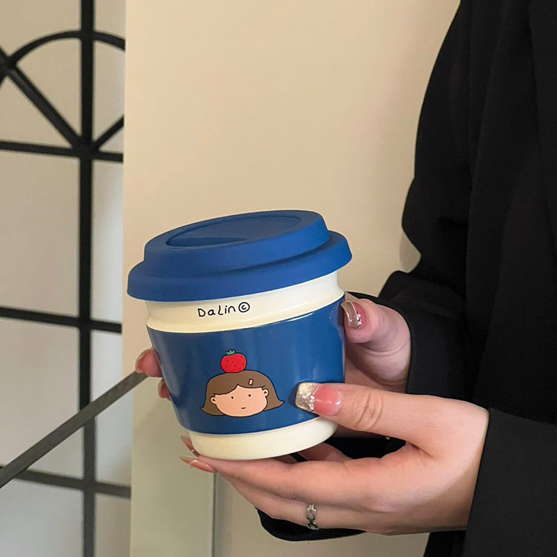 Dopamine Coffee Cup Portable Lid