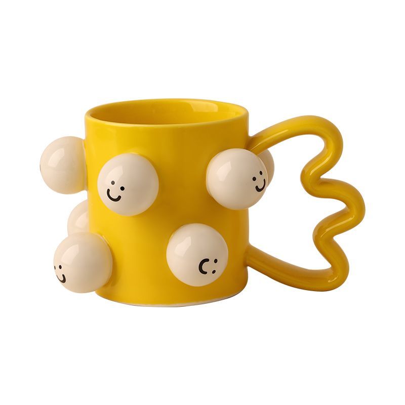 Smiley Face Mug Ceramic