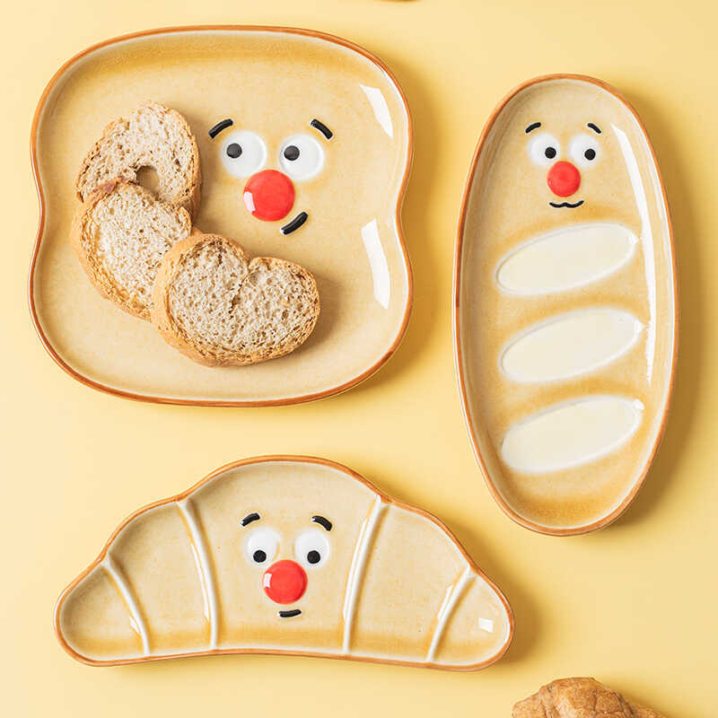Cute bread plate