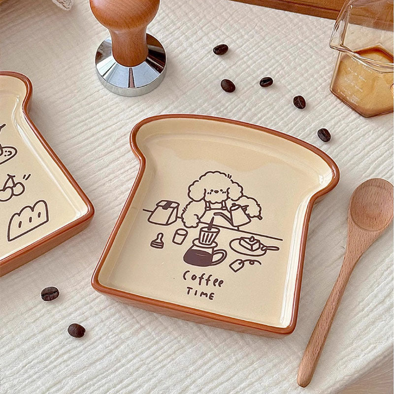 Toast breakfast plate