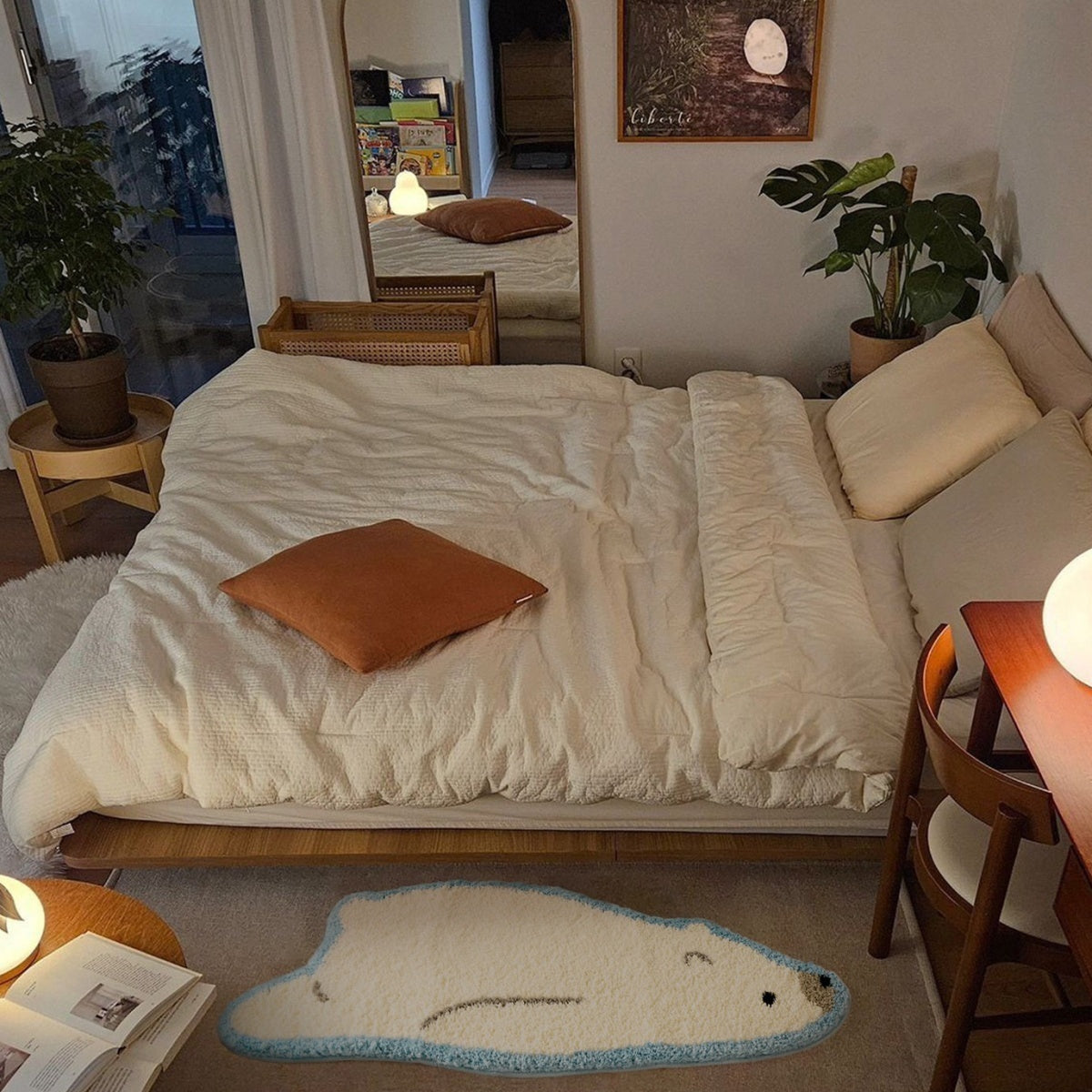 Cartoon penguin Polaris carpet