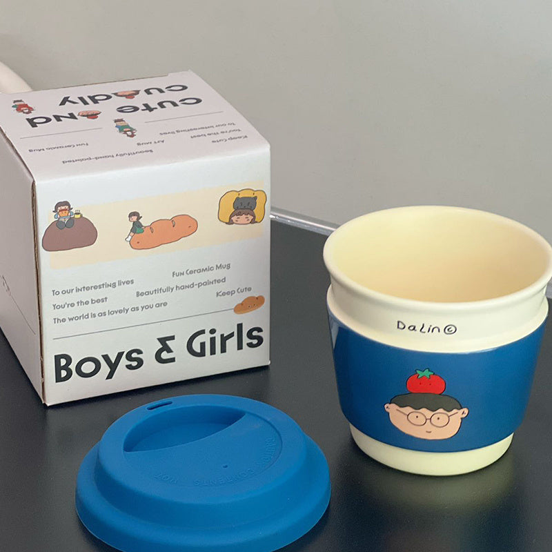Dopamine Coffee Cup Portable Lid