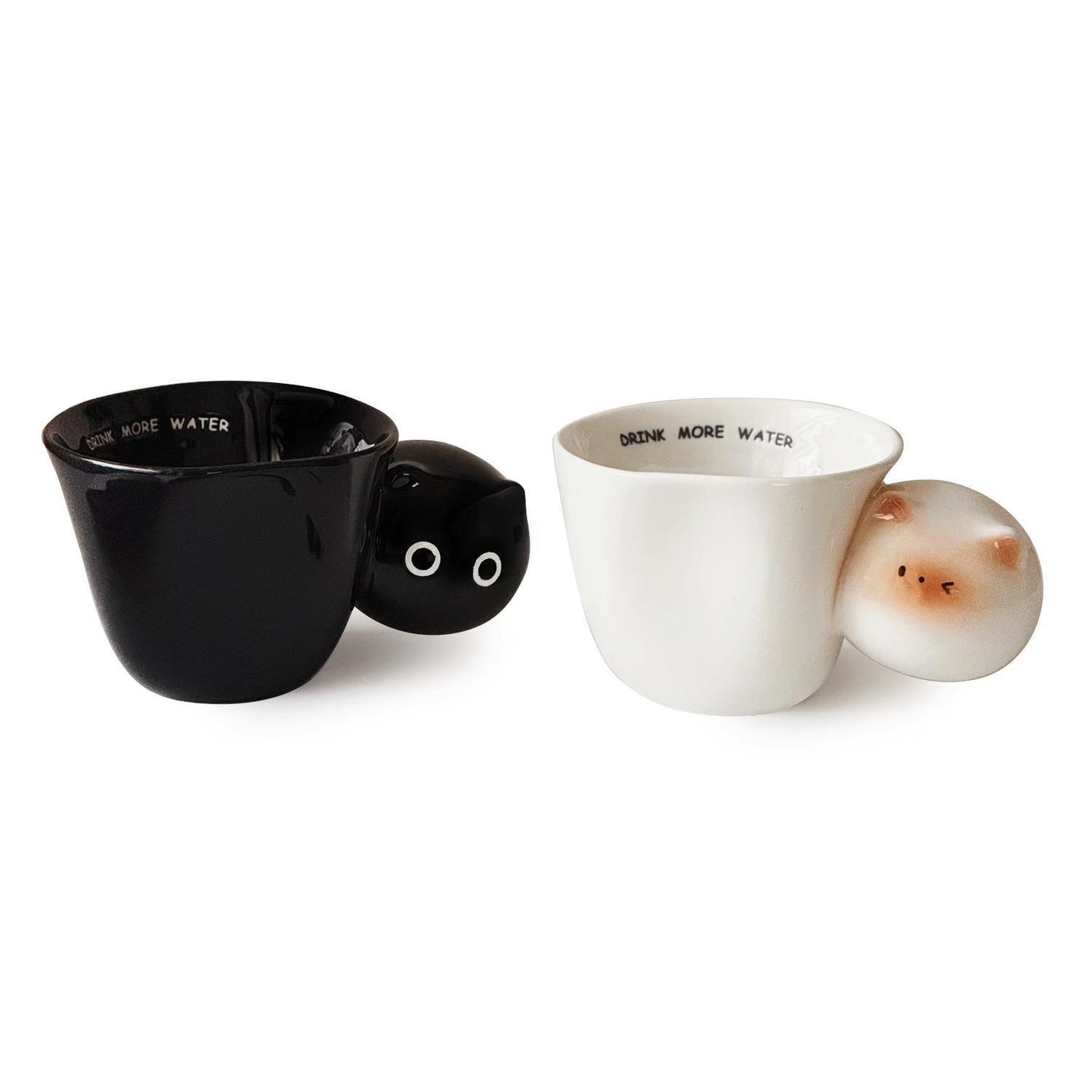 Thai Siamese cat handle mug