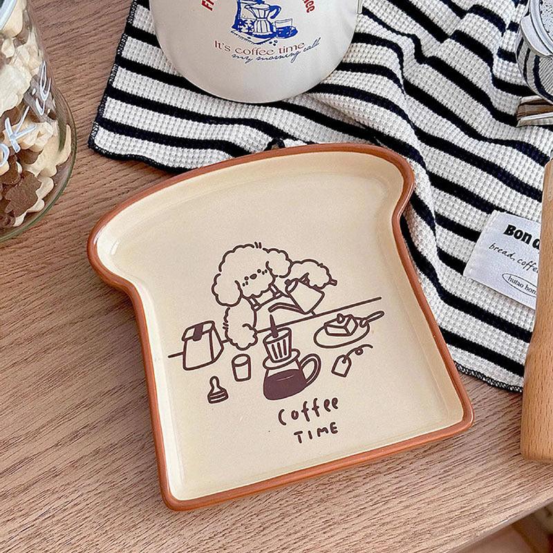 Toast breakfast plate