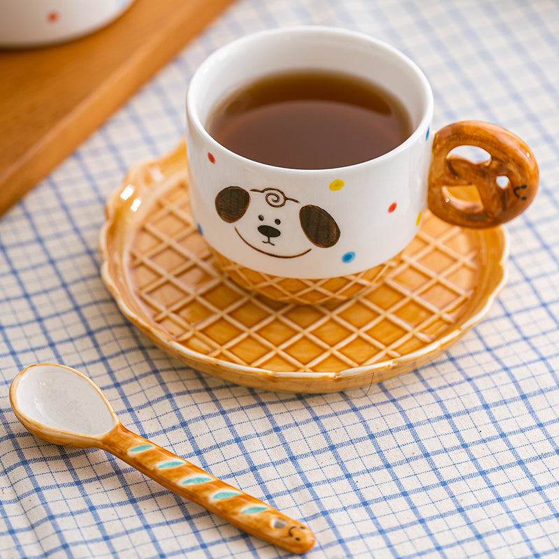 Bread Puppy ceramic tableware