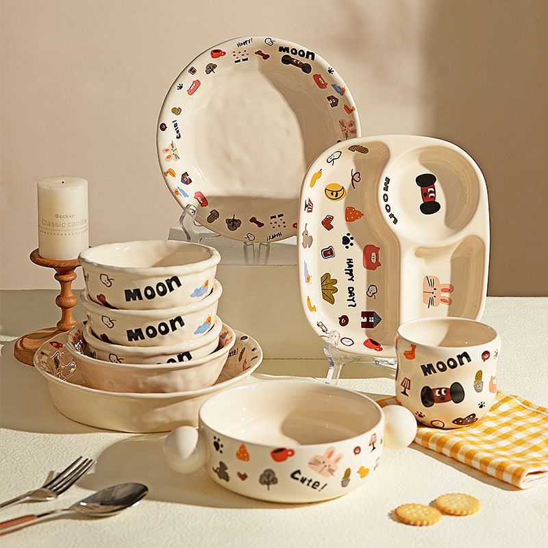 Moon Dog ceramic tableware