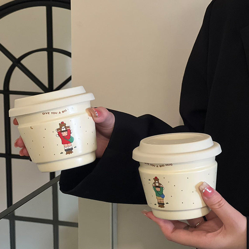Dopamine Coffee Cup Portable Lid
