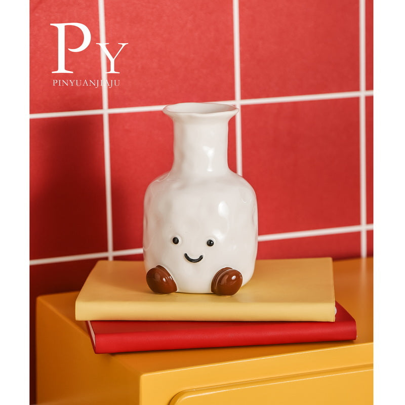 Cute Smiley Face Vase