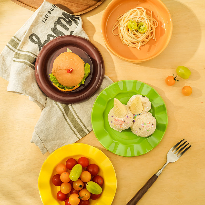Hamburger ceramic tableware set