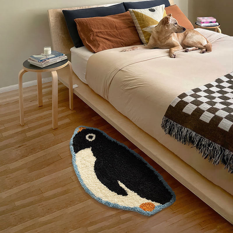 Cartoon penguin Polaris carpet