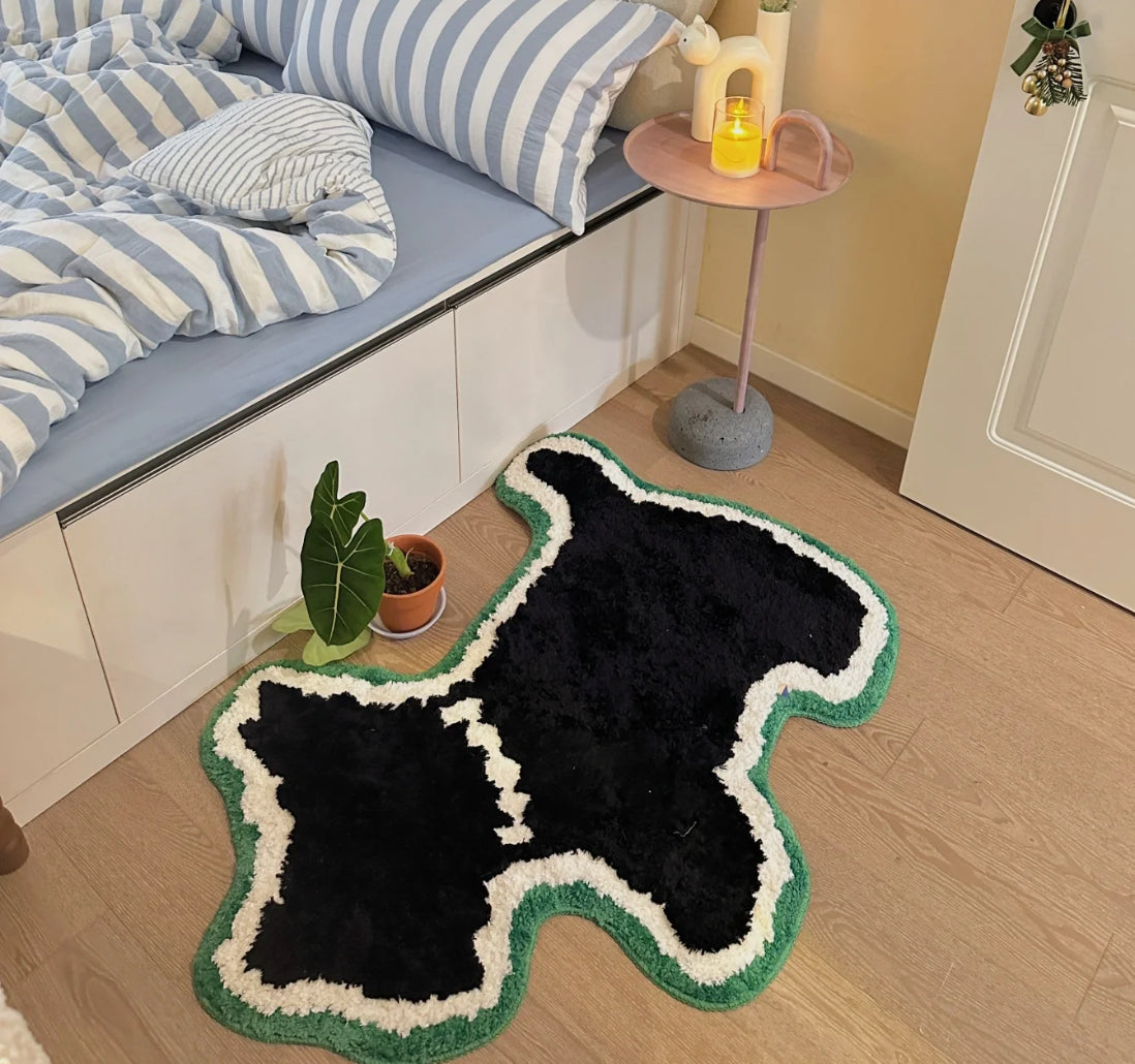 Schnauzer dog plush carpet