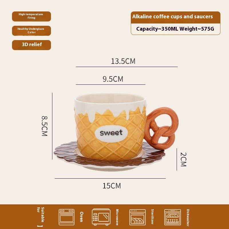 Creative Handmade Bread Ceramic Tableware