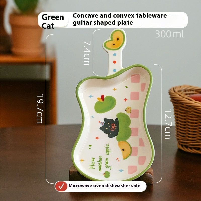 Green Cat Ceramic Tableware
