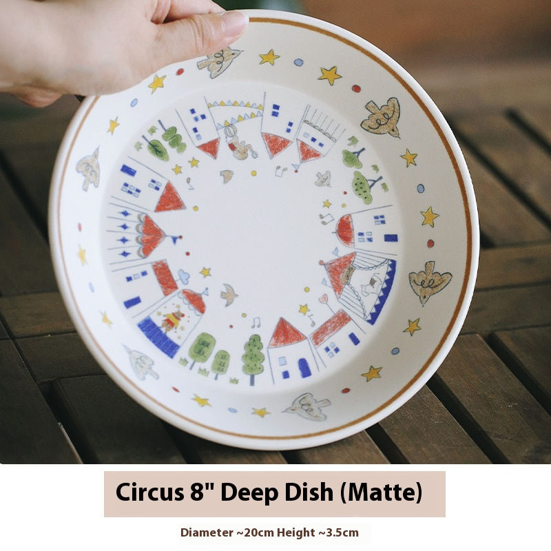 Fairy tale Town Circus Ceramic tableware