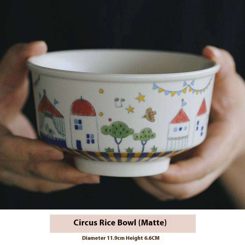 Fairy tale Town Circus Ceramic tableware