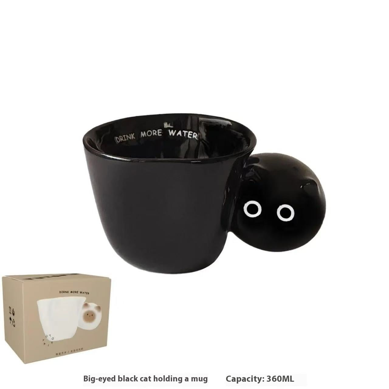 Thai Siamese cat handle mug
