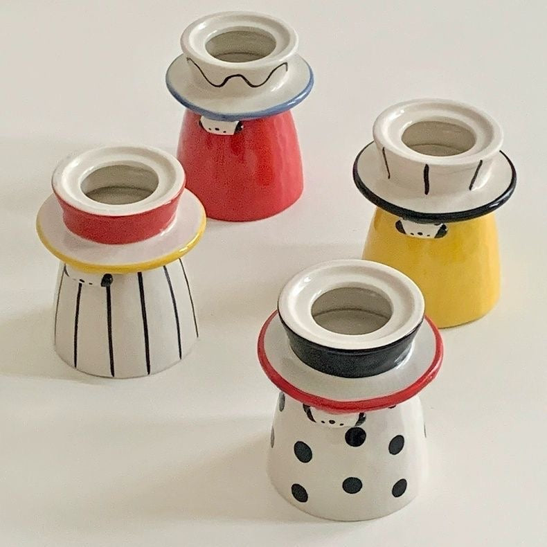 Handmade dopamine puppy ceramic cup