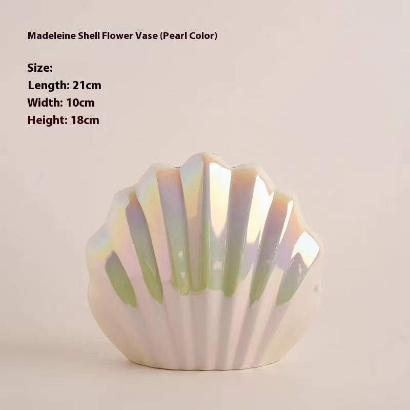 Shell Ceramic Vase