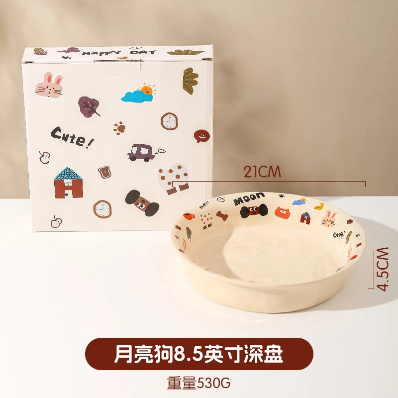 Moon Dog ceramic tableware