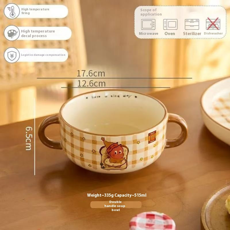 Star Man Toast Ceramic Tableware