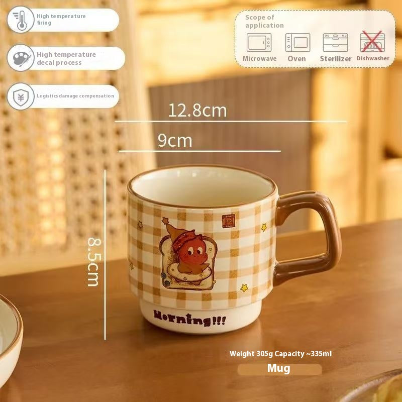 Star Man Toast Ceramic Tableware