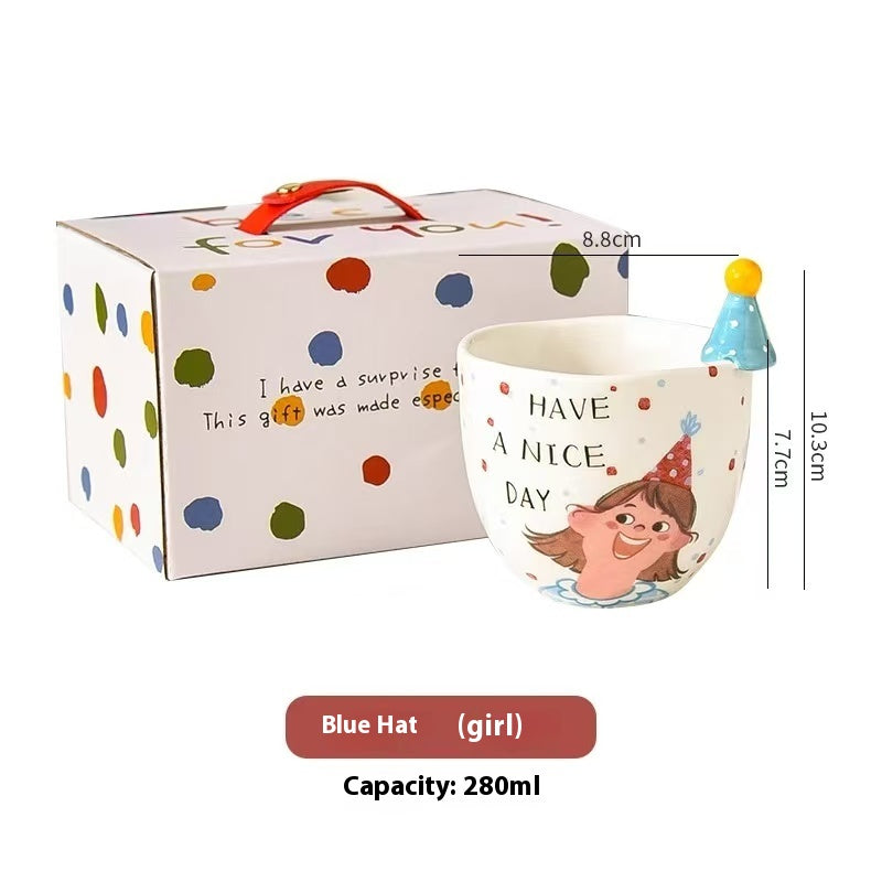 Happy birthday Hat Ceramic Mug