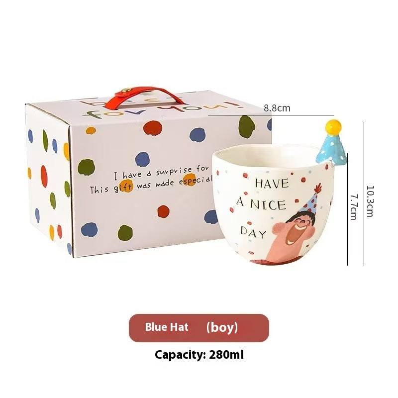 Happy birthday Hat Ceramic Mug