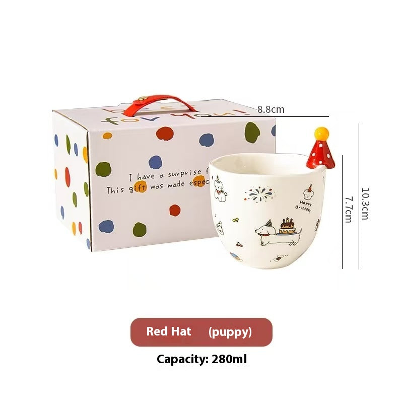Happy birthday Hat Ceramic Mug