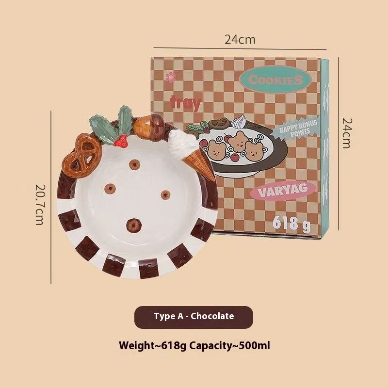 Cookie deep plate