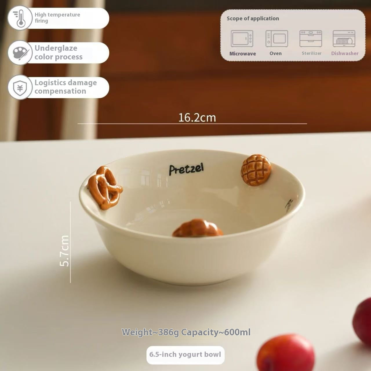 Baguette ceramic tableware