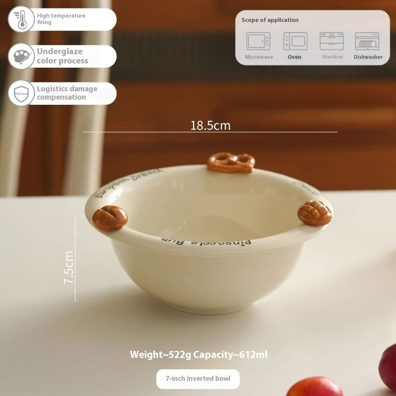 Baguette ceramic tableware