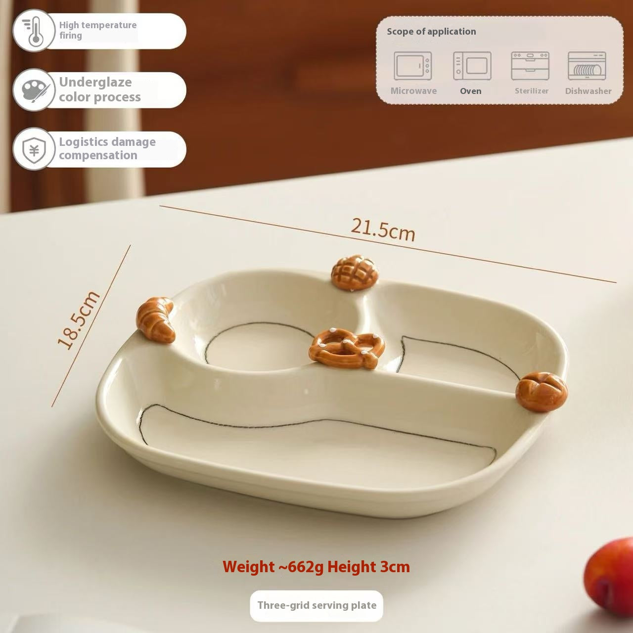 Baguette ceramic tableware