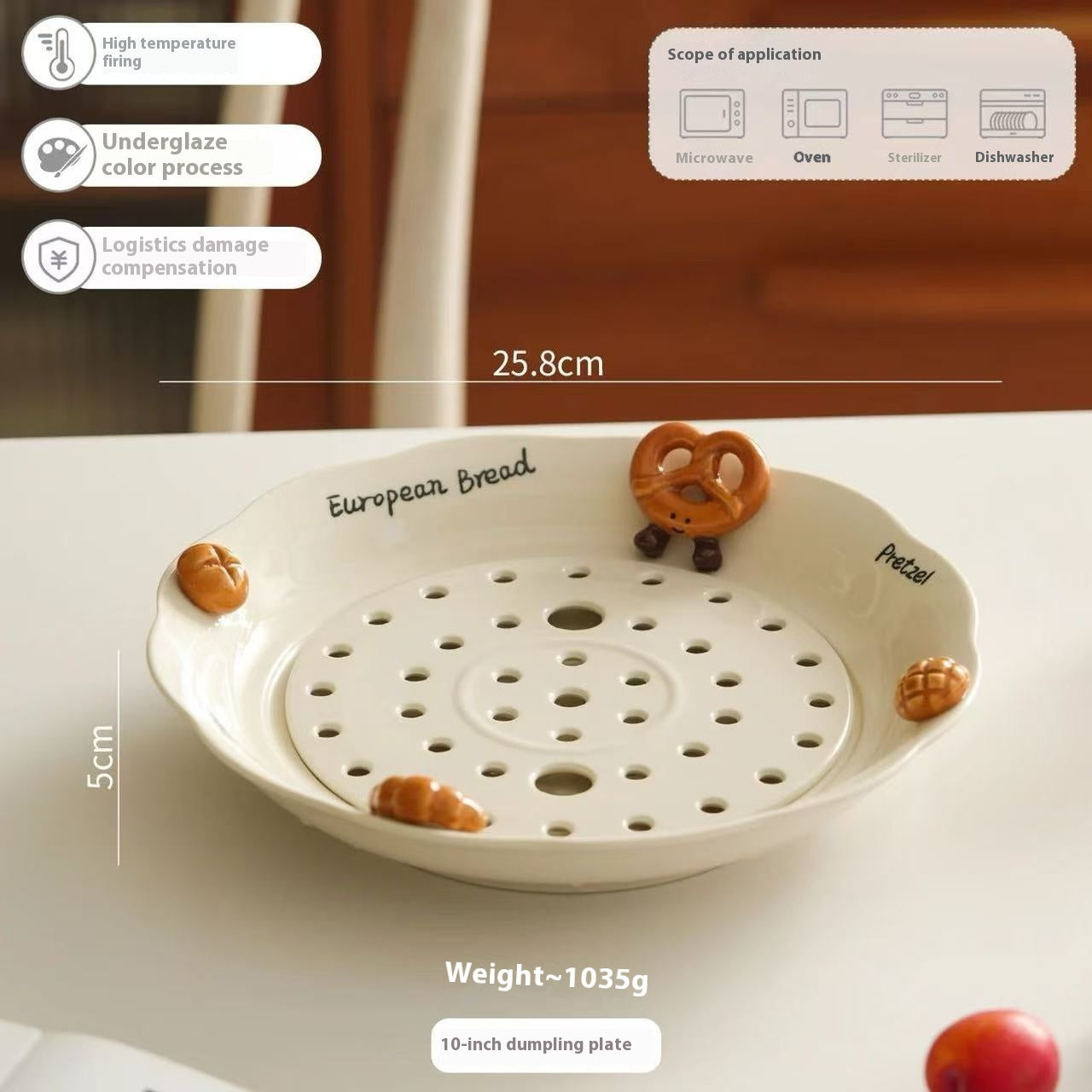 Baguette ceramic tableware