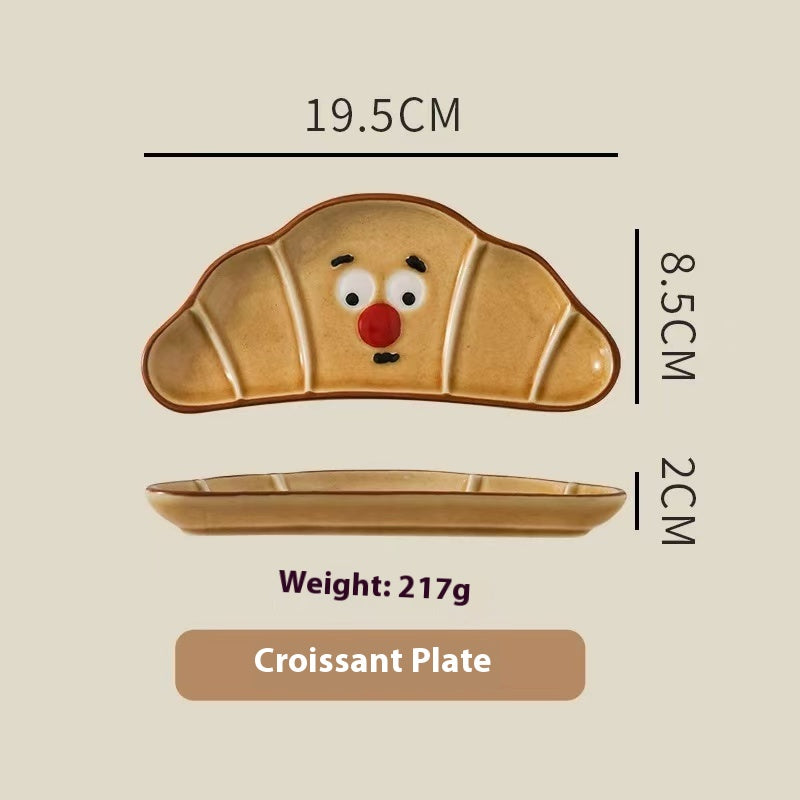 Cute bread plate