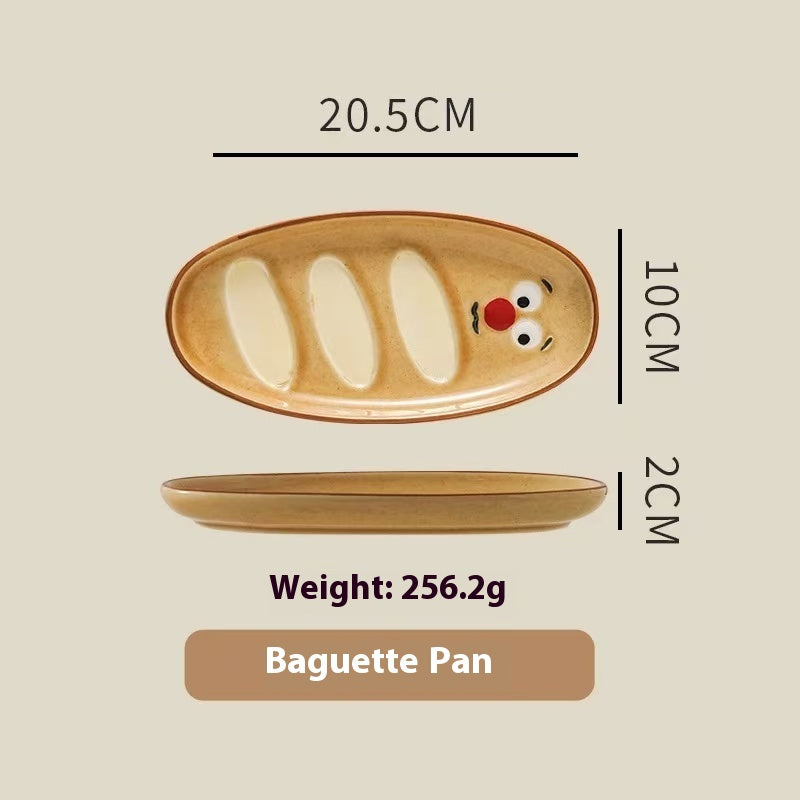 Cute bread plate