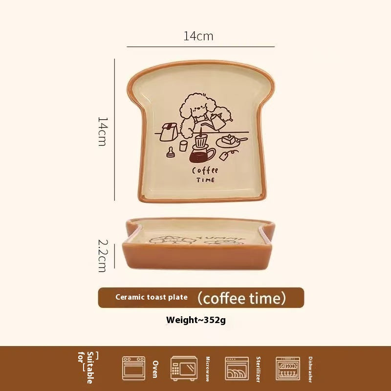 Toast breakfast plate