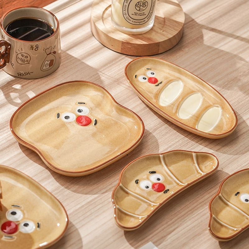 Cute bread plate